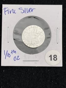 1/10th Fine Silver Coin