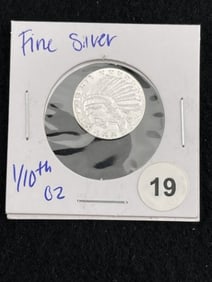 1/10th Fine Silver Coin