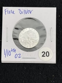 1/10th Fine Silver Coin