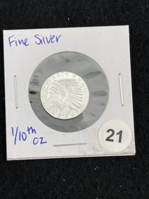 1/10th Fine Silver Coin
