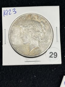 1923 Peace Silver Dollar Coin