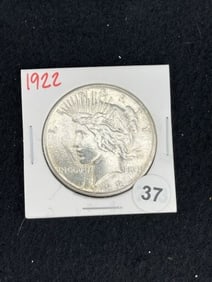 1922 Peace Silver Dollar Coin
