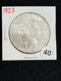 1923 Peace Silver Dollar Coin