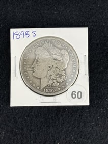 1898 S Morgan Silver Dollar Coin