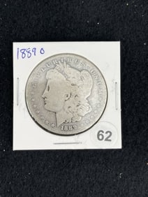 1889 O Morgan Silver Dollar Coin