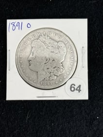 1891 O Morgan Silver Dollar Coin