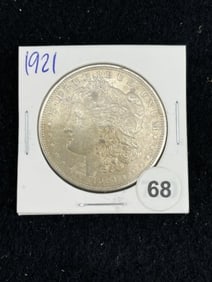 1921 Morgan Silver Dollar Coin