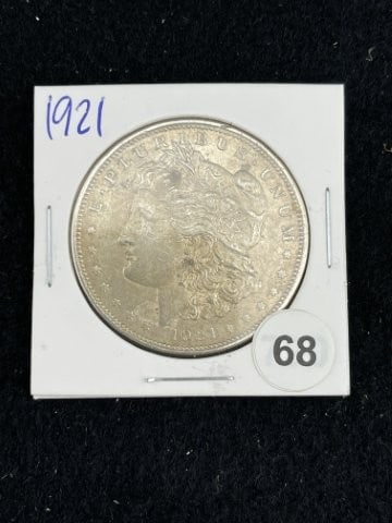 1921 Morgan Silver Dollar Coin (1 of 2)