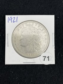 1921 Morgan Silver Dollar Coin