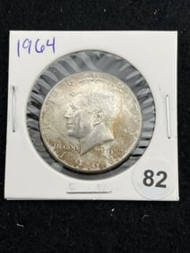 1964 Kennedy Half Dollar Silver Coin