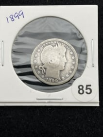 1899 Barber Quarter Coin