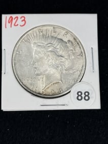 1923 Peace Silver Dollar Coin