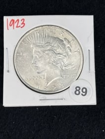 1923 Peace Silver Dollar Coin