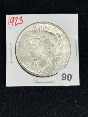 1923 Peace Silver Dollar Coin (1 of 2)