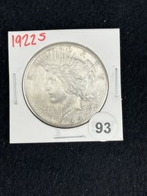 1922 S Peace Silver Dollar Coin