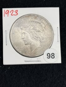 1923 Peace Silver Dollar Coin