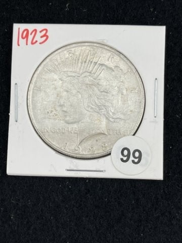 1923 Peace Silver Dollar Coin (1 of 2)