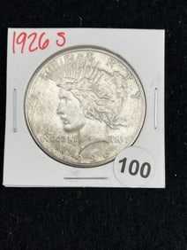 1926 S Peace Silver Dollar Coin