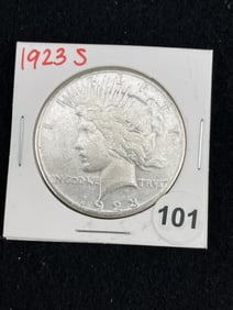 1923 S Peace Silver Dollar Coin
