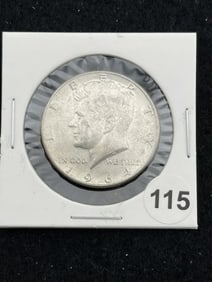 1964 Kennedy Half Dollar Silver Coin