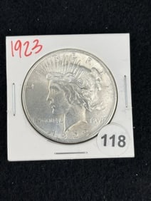 1923 Peace Silver Dollar Coin
