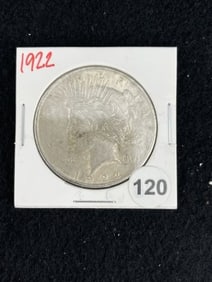 1922 Peace Silver Dollar Coin