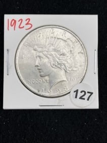 1923 Peace Silver Dollar Coin