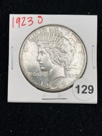 1923 S Peace Silver Dollar Coin