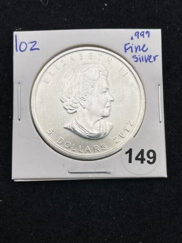1 Ounce .999 Fine Silver Coin (1 of 2)