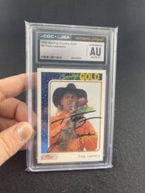 1992 Tracy Lawrence Hand Signed Authentic Autograph Card