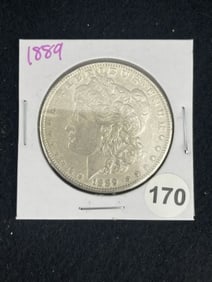 1889 Morgan Silver Dollar Coin