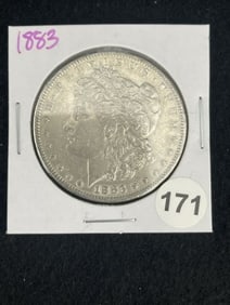 1883 Morgan Silver Dollar Coin