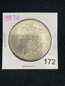 1897 O Morgan Silver Dollar Coin