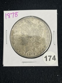 1878 Morgan Silver Dollar Coin