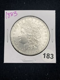 1883 Morgan Silver Dollar Coin