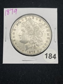 1879 Morgan Silver Dollar Coin