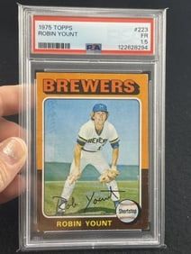 1975 Topps Robin Yount Baseball Card