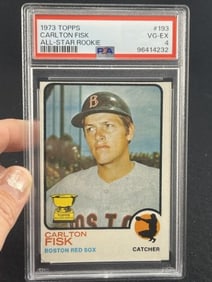 1973 Topps Carlton Fisk Baseball Card
