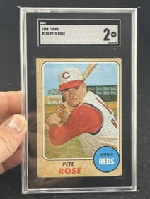 1968 Topps Pete Rose Baseball Card