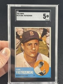 1963 Topps Carl Yastrzemski Baseball Card