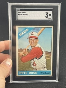 1966 Topps Pete Rose Baseball Card