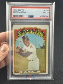1972 Topps Hank Aaron Baseball Card