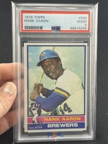 1976 Topps Hank Aaron Baseball Card