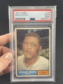 1961 Topps Willie Mays Baseball Card