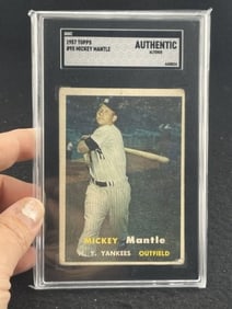 1957 Topps Mickey Mantle Baseball Card