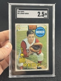 1969 Topps Johnny Bench Baseball Card