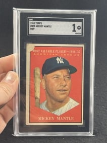 1961 Topps Mickey Mantle Baseball Card
