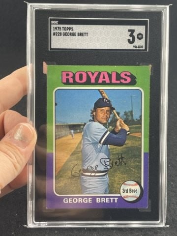 1975 Topps George Brett Baseball Card (1 of 2)