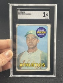 1969 Topps Reggie Jackson Baseball Card