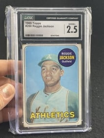 1969 Topps Reggie Jackson Baseball Card